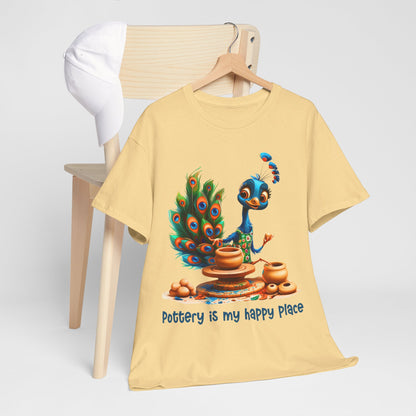 Peacock Pottery Tee