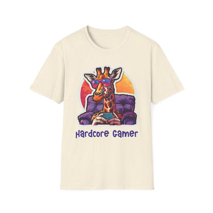 Giraffe Gamer Unisex Softstyle T-Shirt