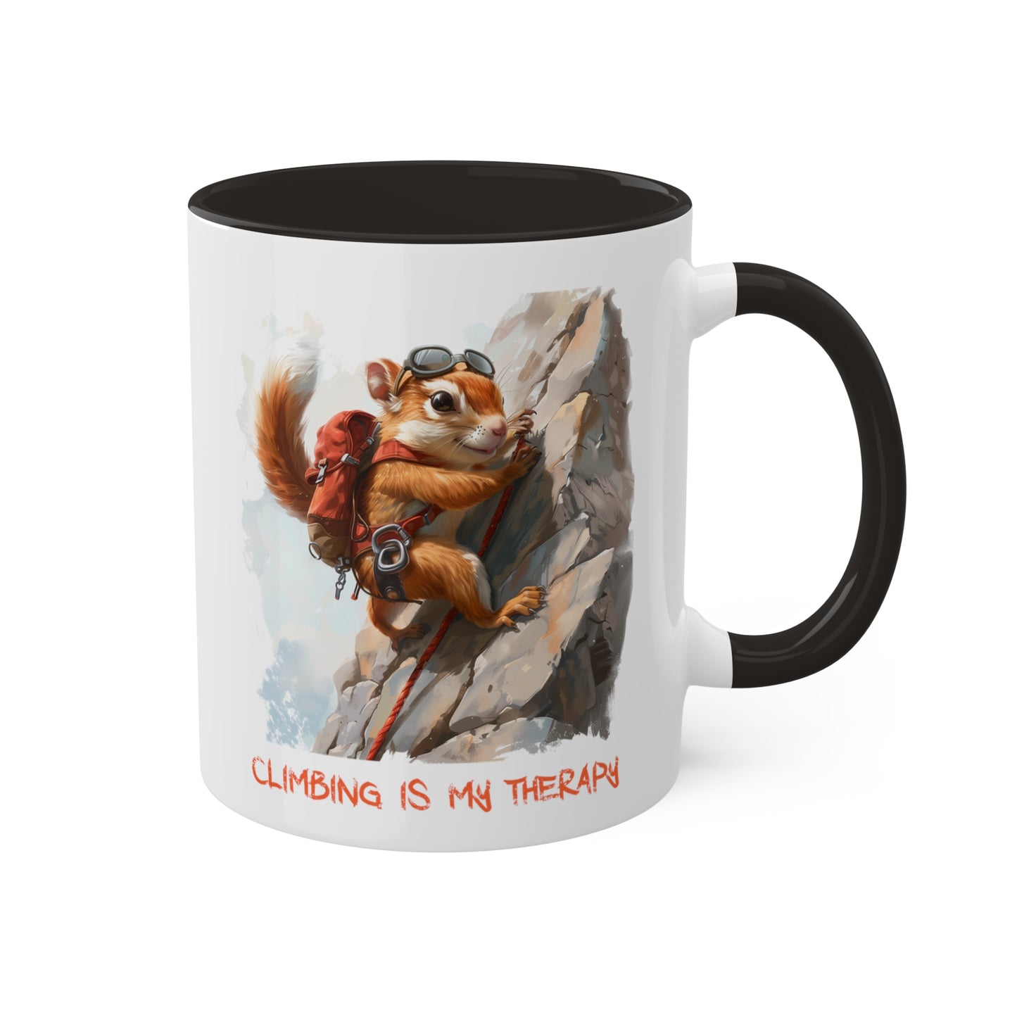 Squirrel Rock Climber Mug