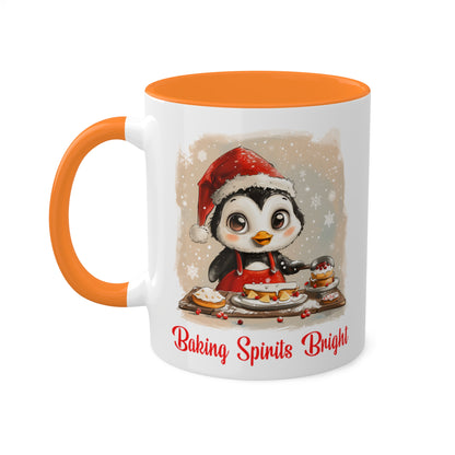 Penguin Christmas Baker Mug