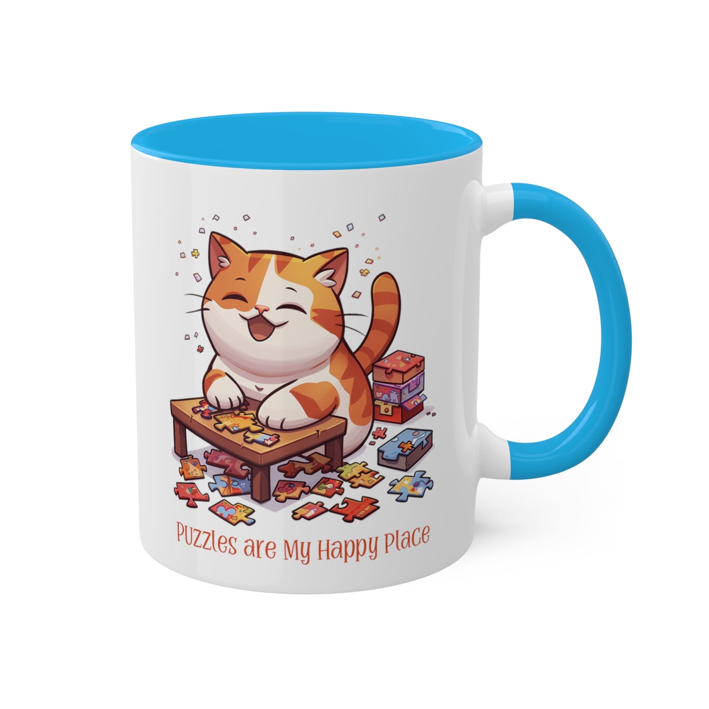 Cat Puzzler Mug