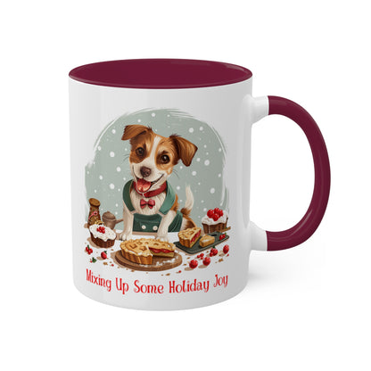 Dog Christmas Baker Mug