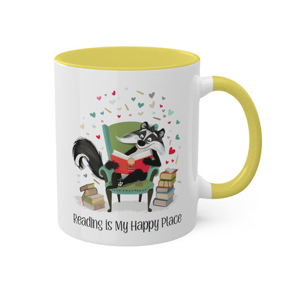 Skunk Reading Mug