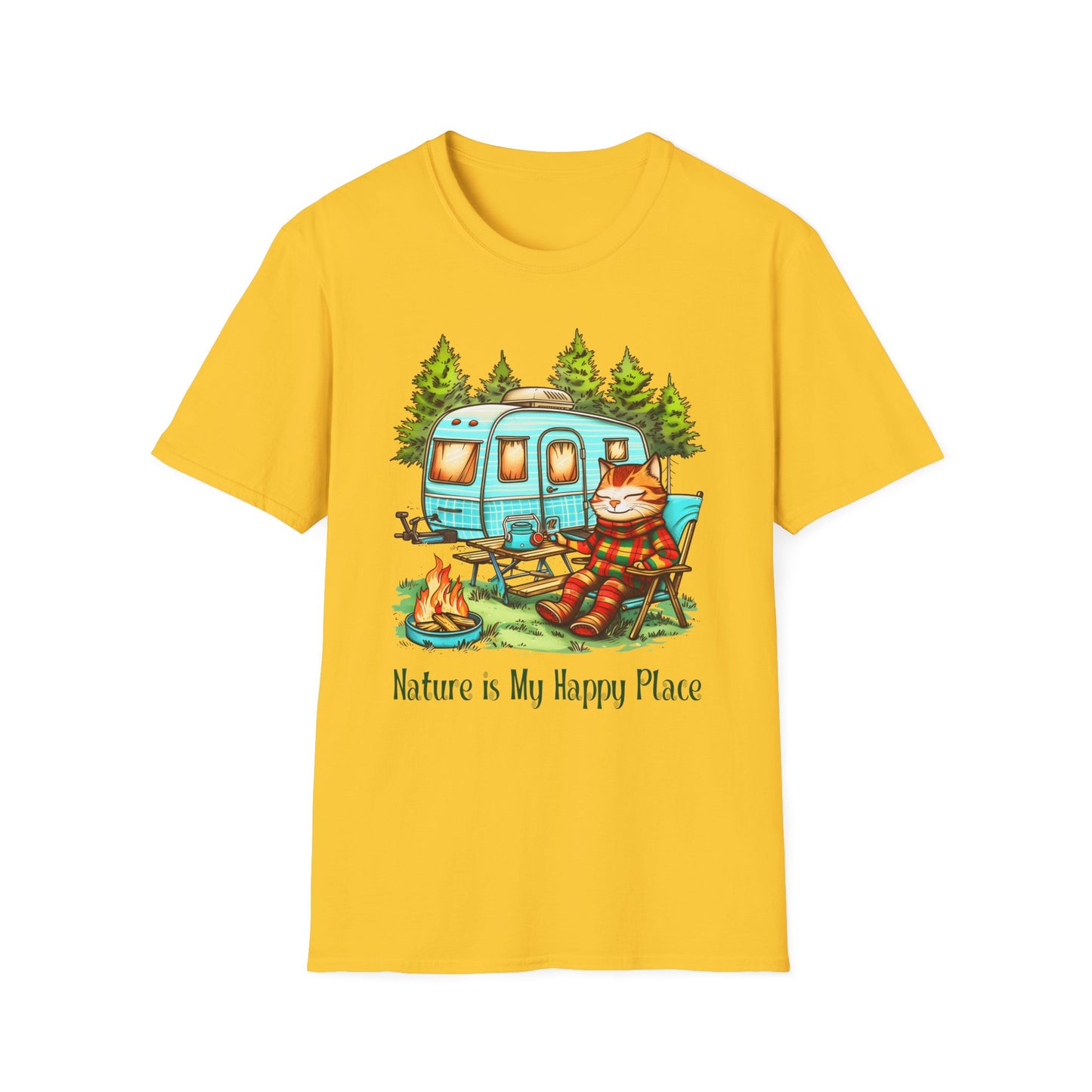 Cat Camper Softstyle T-Shirt