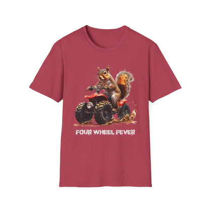 Squirrel Quad Rider Softstyle T-Shirt