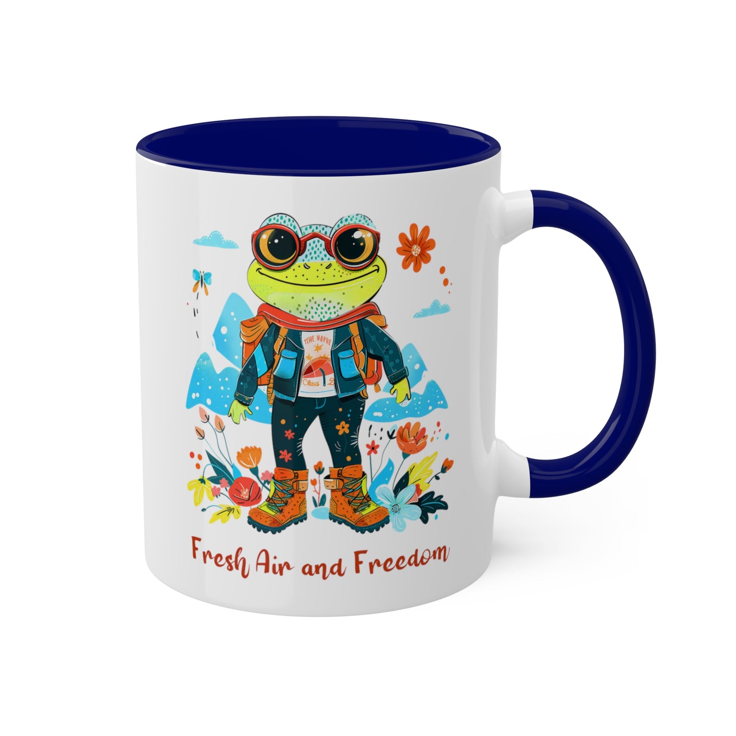 Frog Hiker Mug