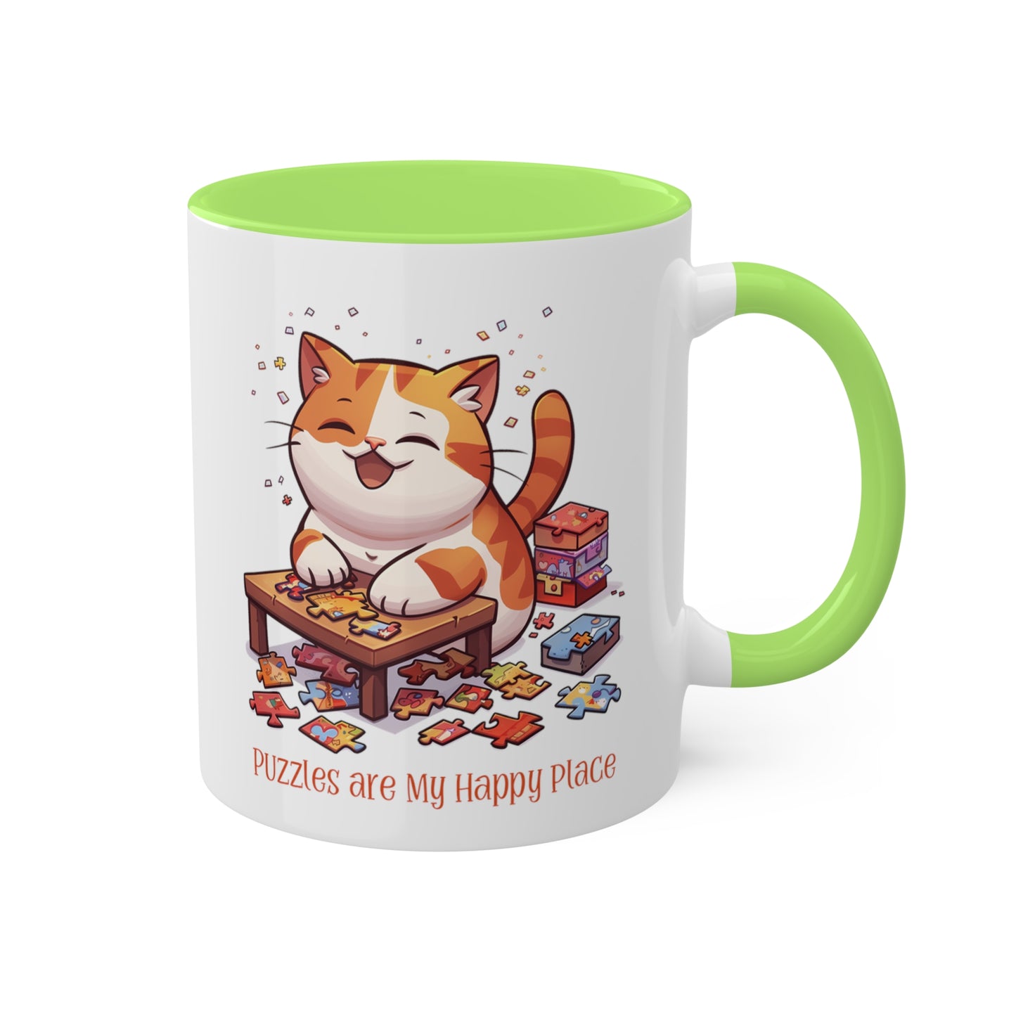 Cat Puzzler Mug