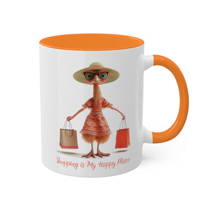 Ostrich Shopper Mug