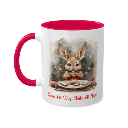 Rabbit Christmas Baker Mug