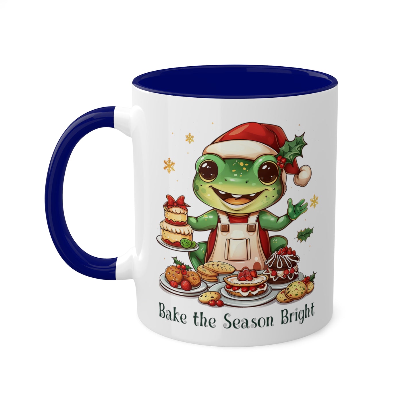 Frog Christmas Baker Mug