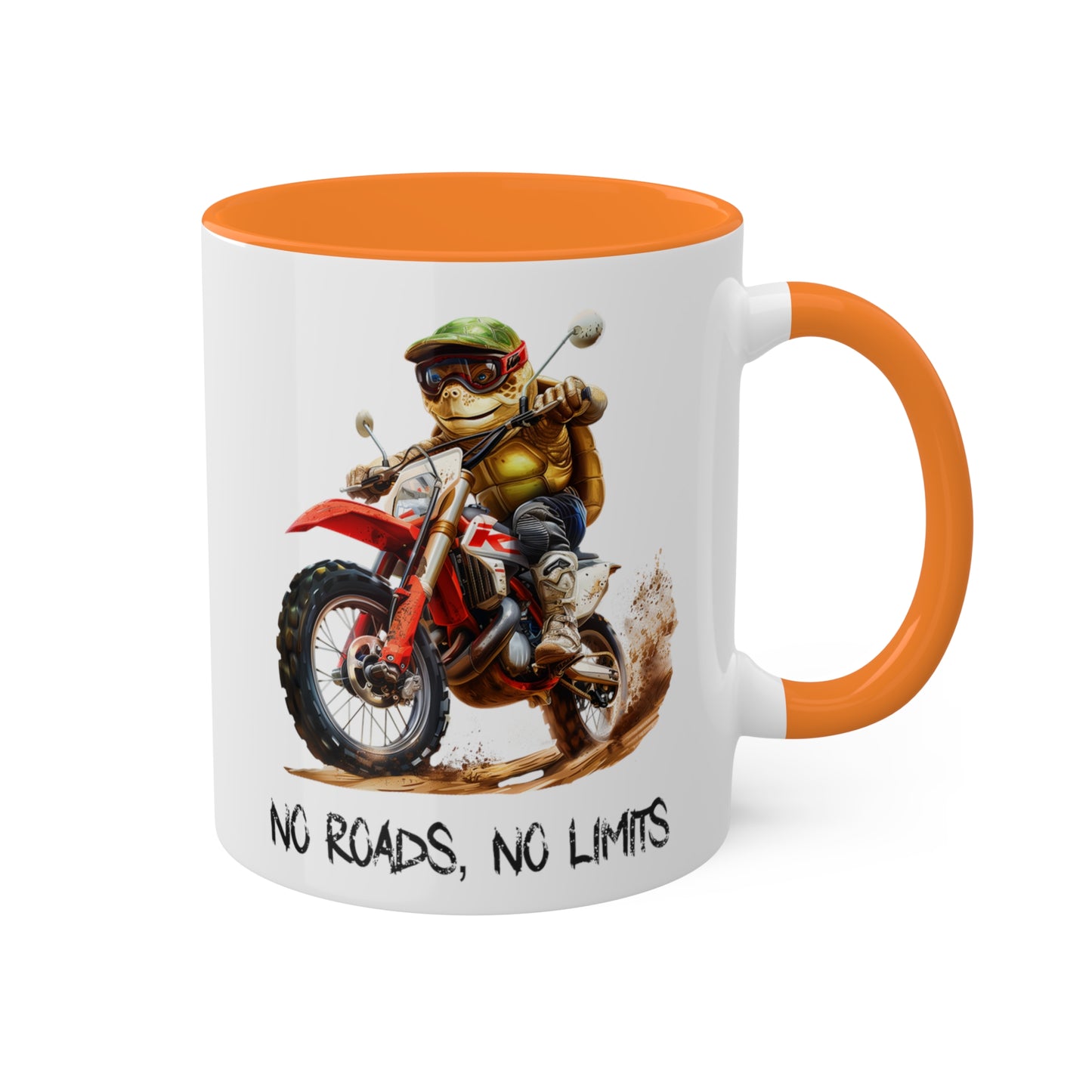 Turtle Dirt Biker Mug