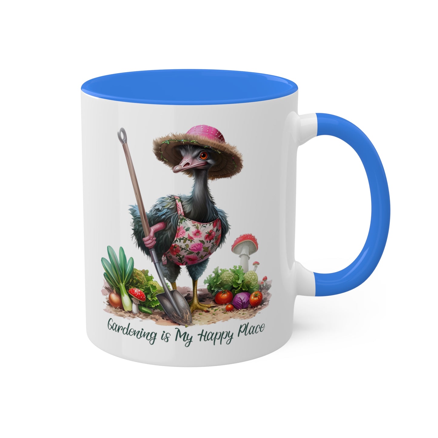 Ostrich Gardener Mug