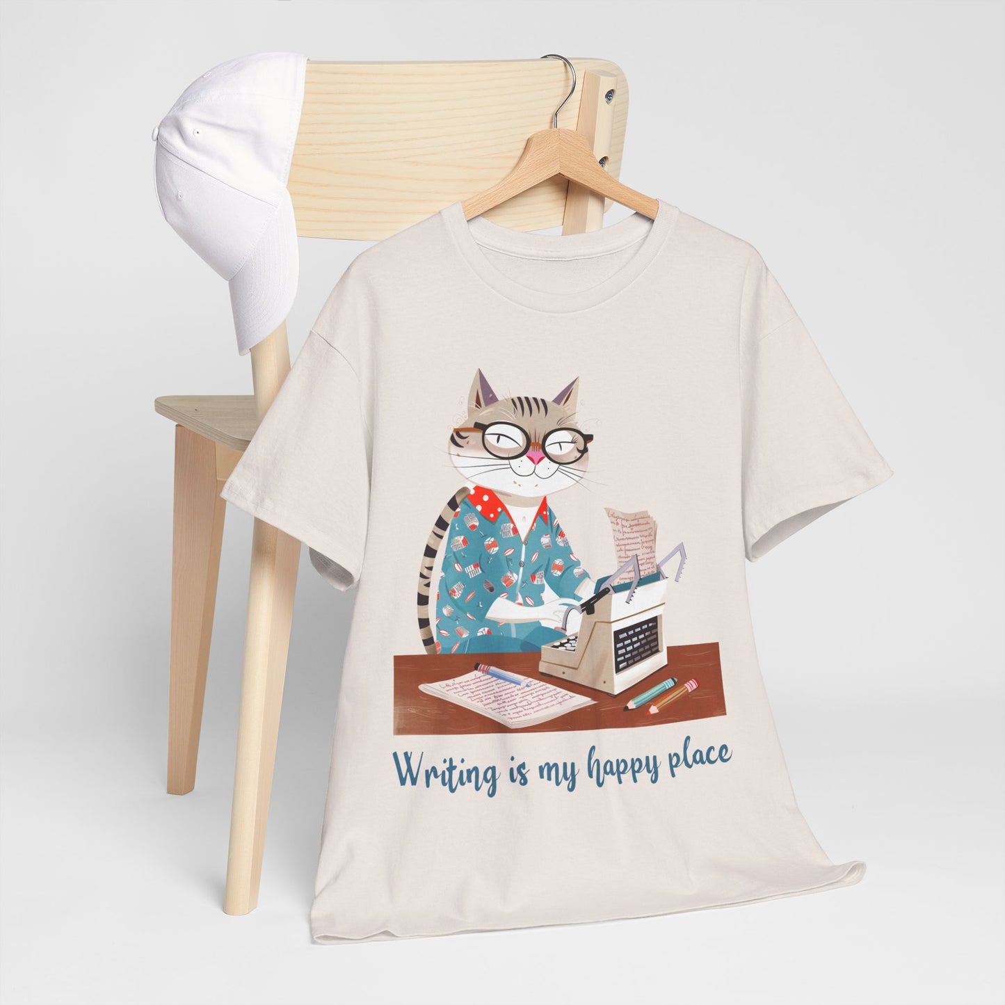 Cat Writer Tee