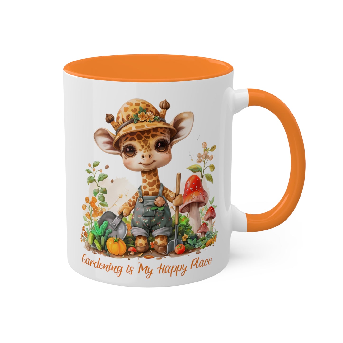 Giraffe Gardener Mug