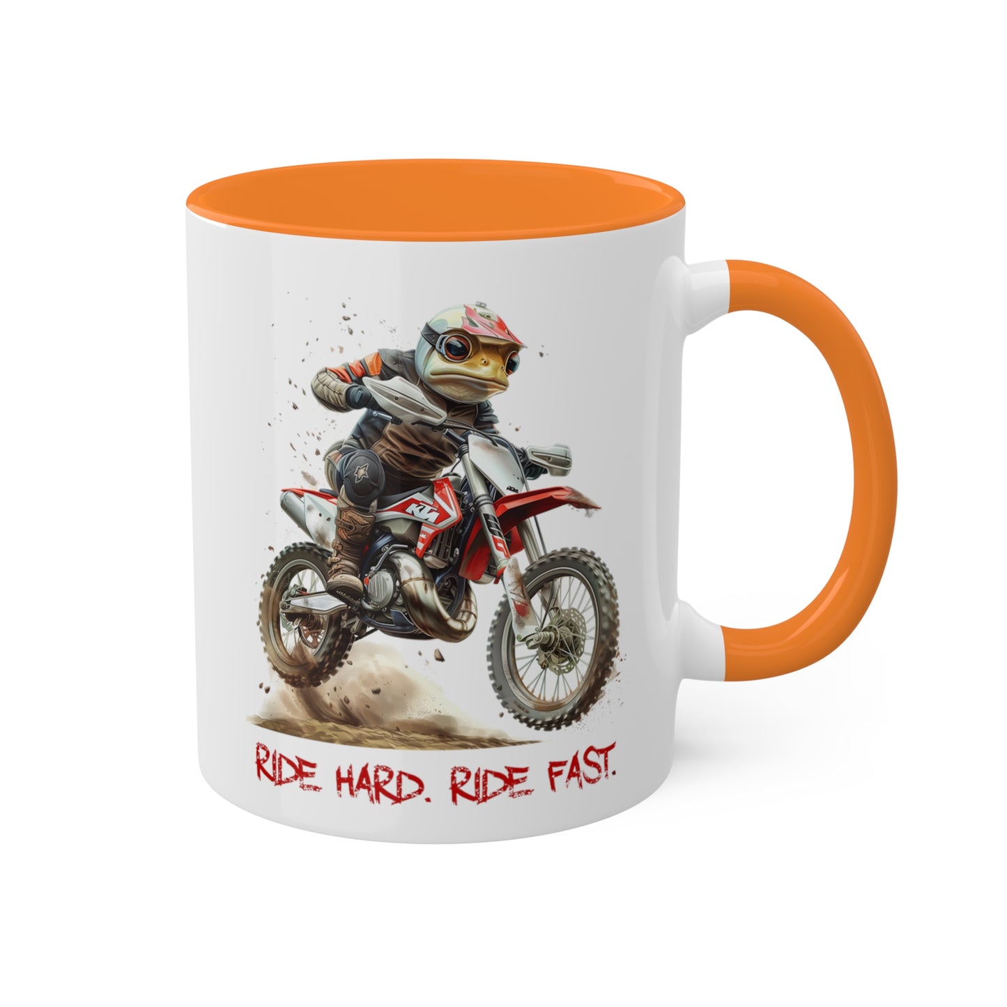 Frog Dirt Biker Mug