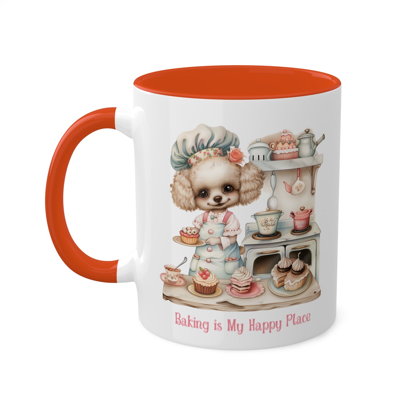 Poodle Baker Mug