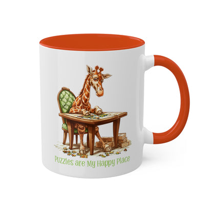 Giraffe Puzzler Mug