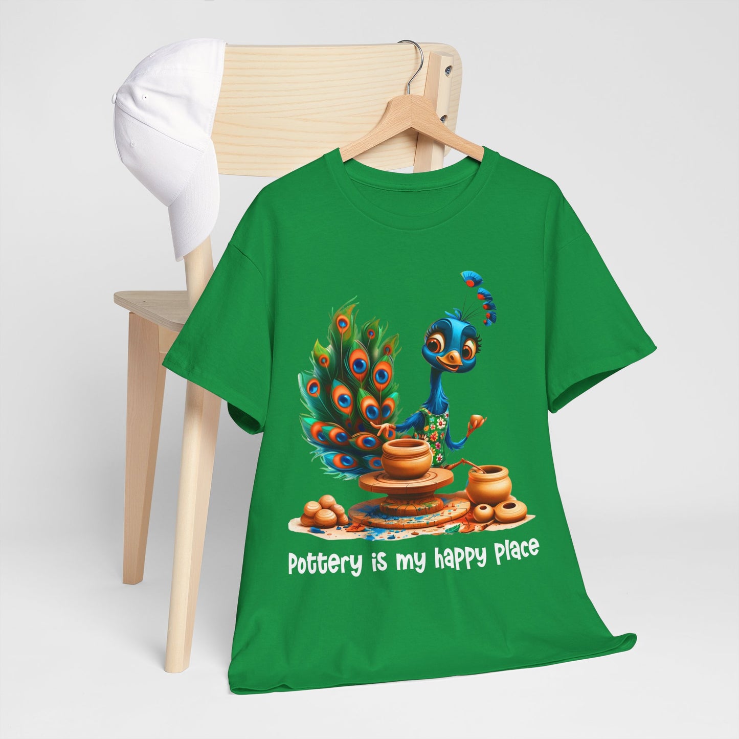 Peacock Pottery Tee