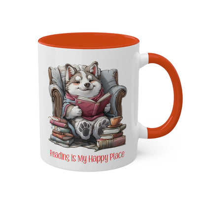 Corgi Reading Mug