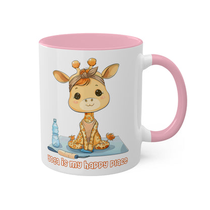 Giraffe Yoga Mug