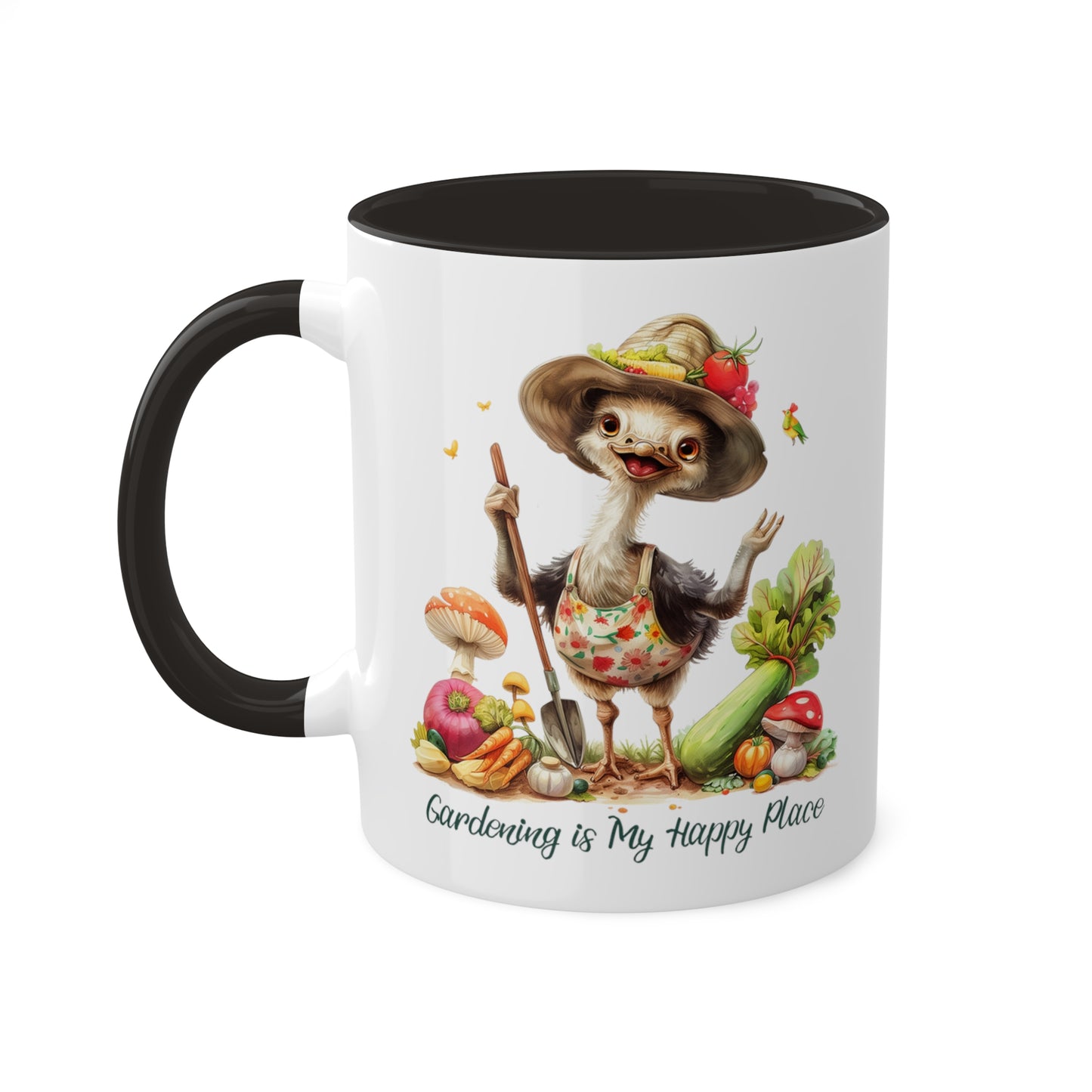 Ostrich Gardener Mug