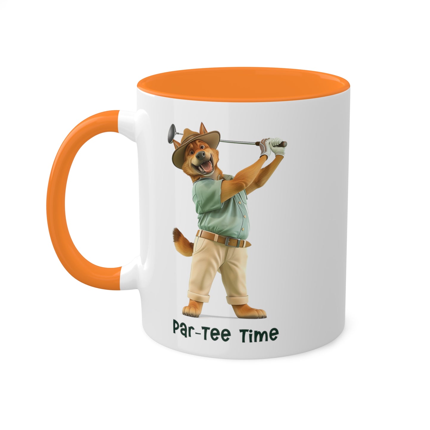 Dog Golfing Mug