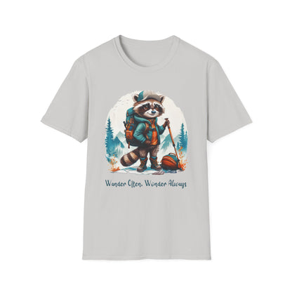 Raccoon Hiker Softstyle T-Shirt