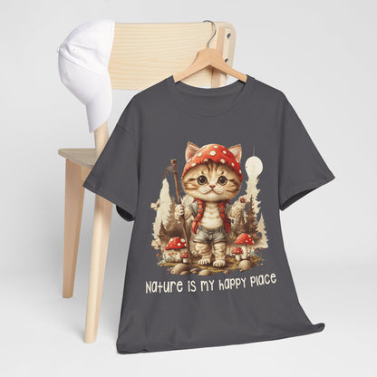 Cat Hiker Tee