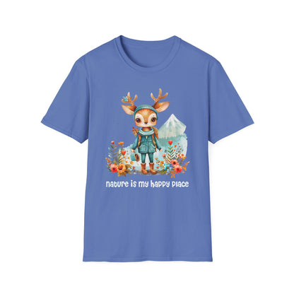 Deer Hiker Softstyle T-Shirt