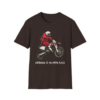 Dog Dirtbiker Softstyle T-Shirt