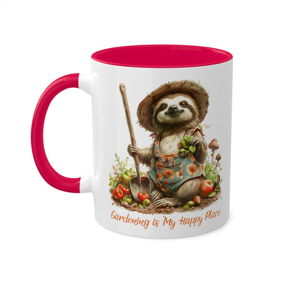 Sloth Gardener Mug