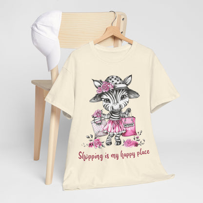 Zebra Shopper Tee