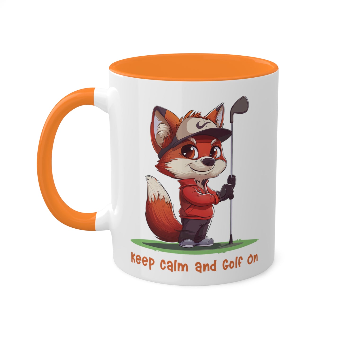 Fox Golfer Mug