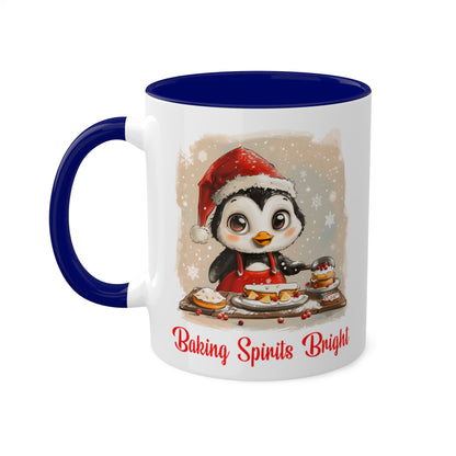 Penguin Christmas Baker Mug