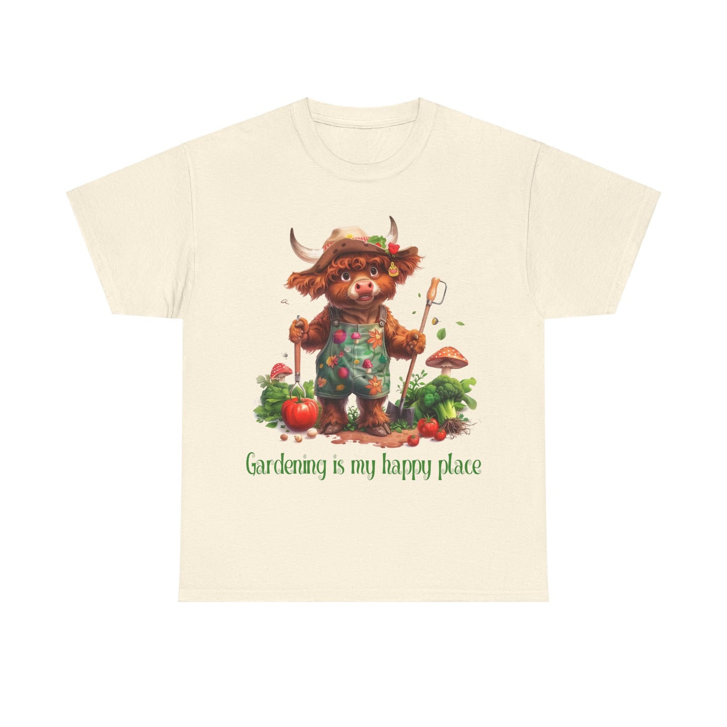 Highland Cow Gardener Tee