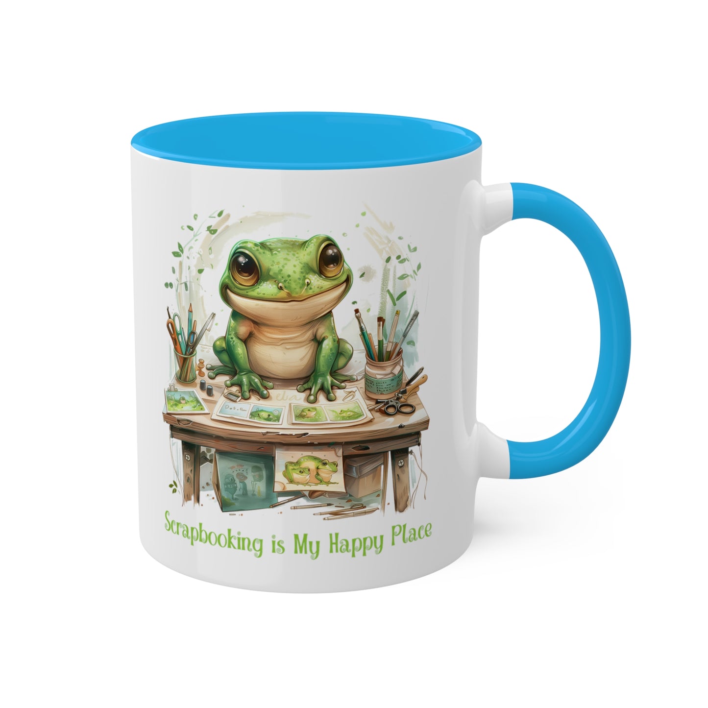 Frog Scrapbooker Mug