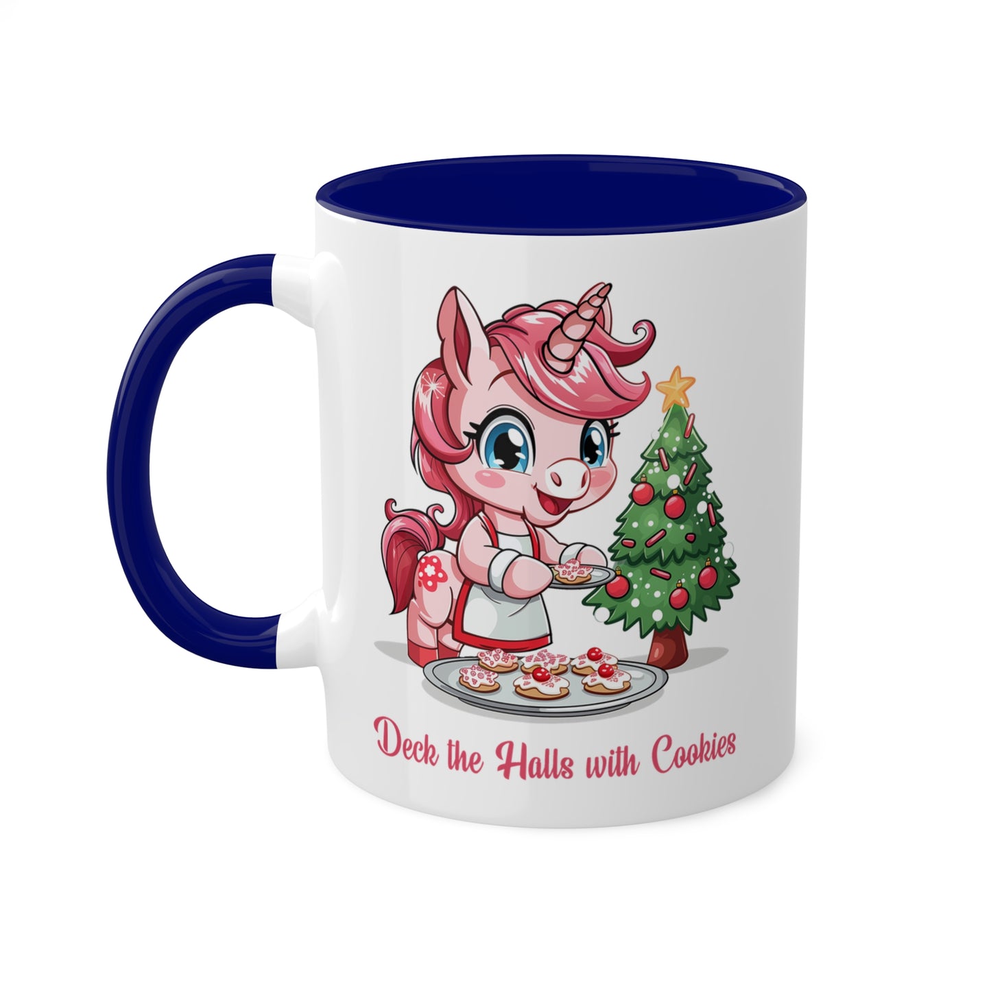 Unicorn Christmas Baker Mug