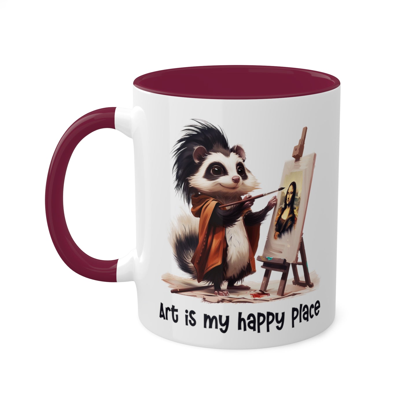 Skunk Artist Mug