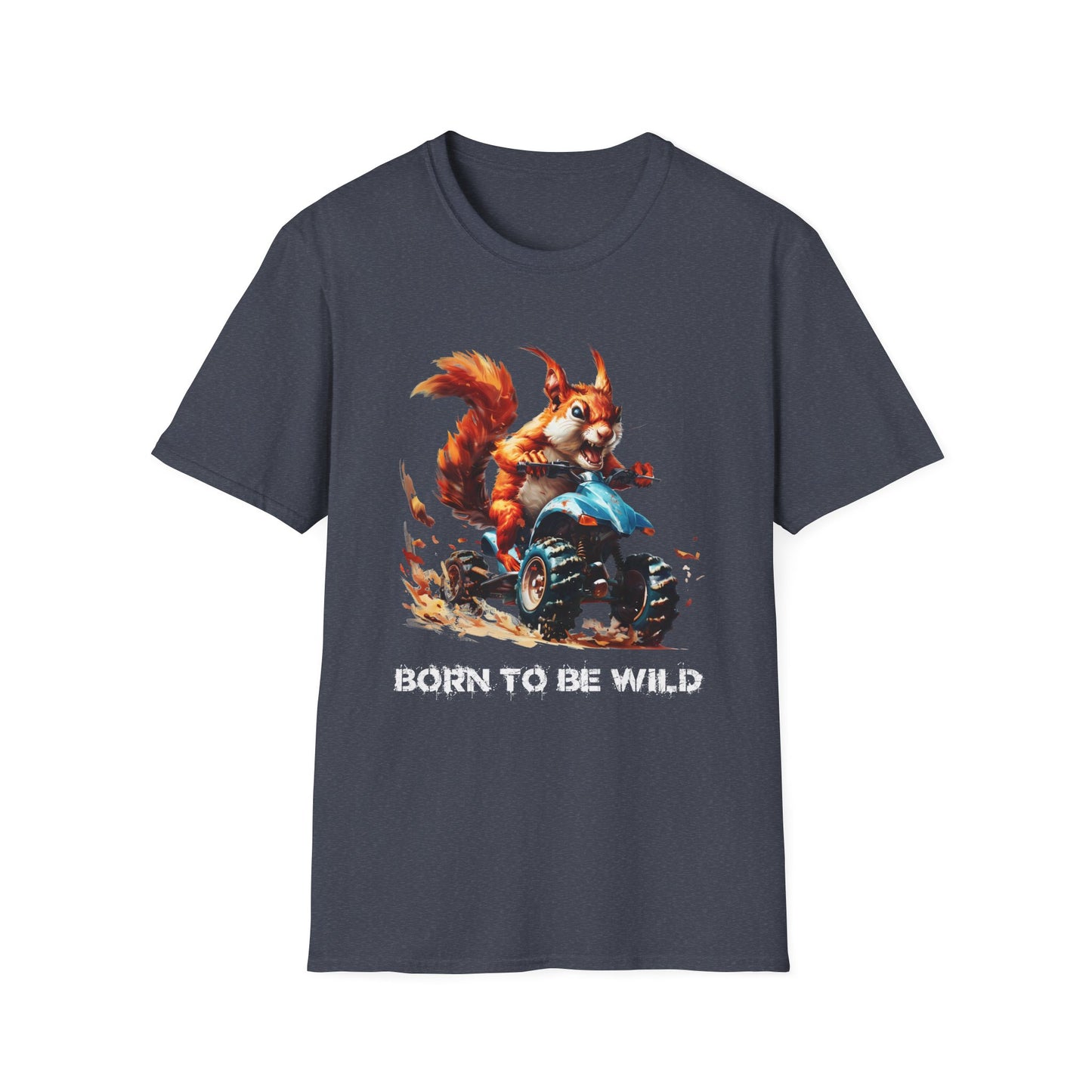 Squirrel Quad Rider Softstyle T-Shirt