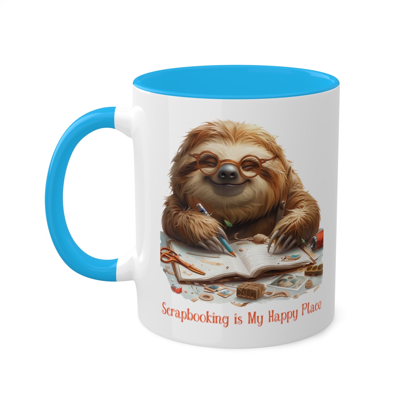 Sloth Scrapbooking Mug