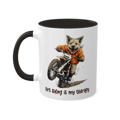 Wolf Dirt Biker Mug