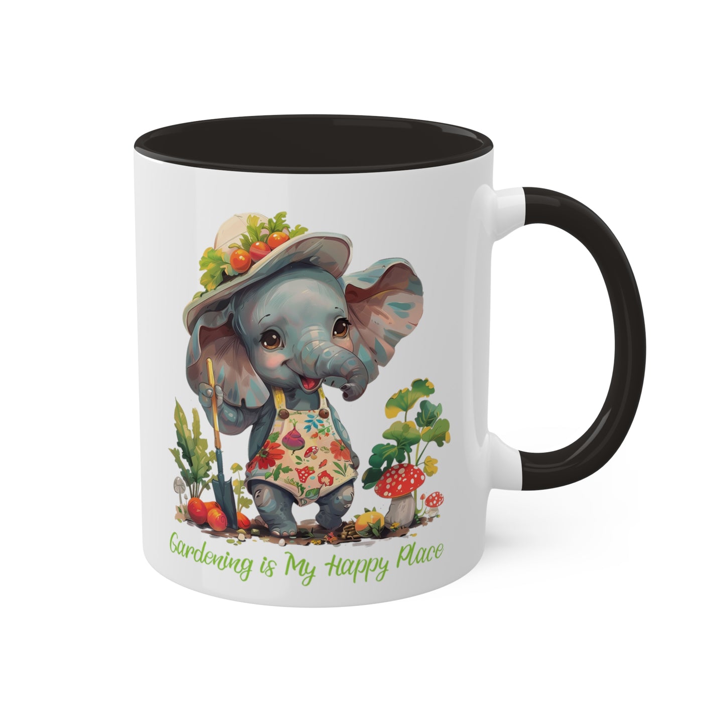 Elephant Gardener Mug