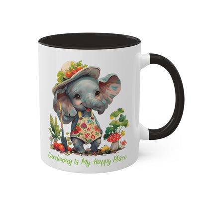 Elephant Gardener Mug