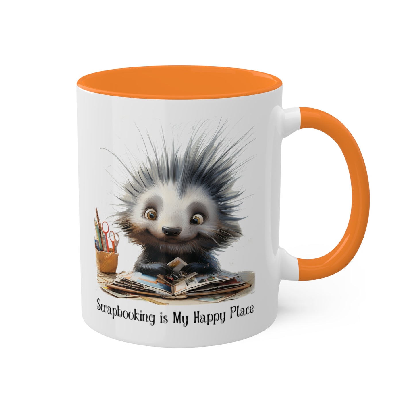 Porcupine Scrapbooking Mug