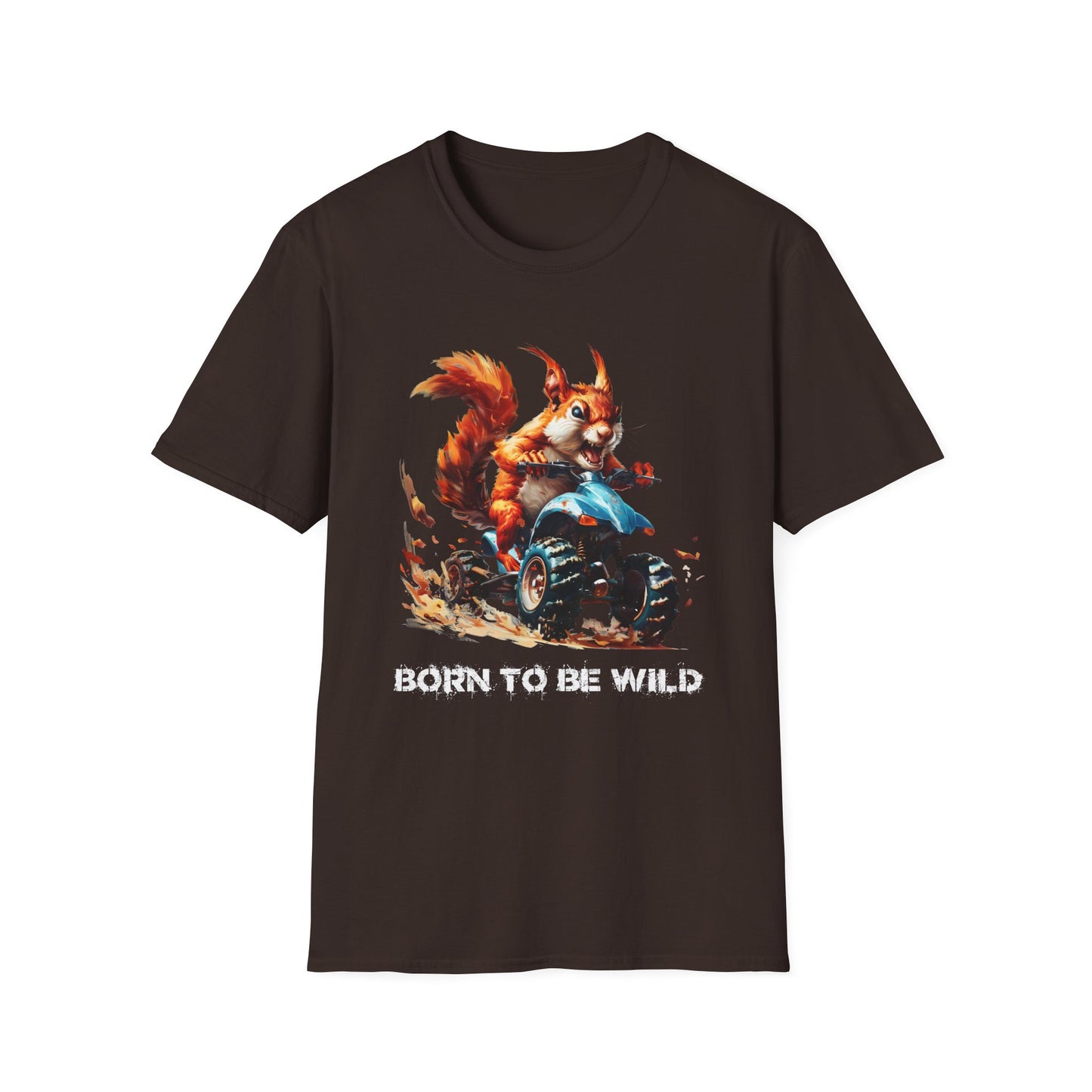 Squirrel Quad Rider Softstyle T-Shirt