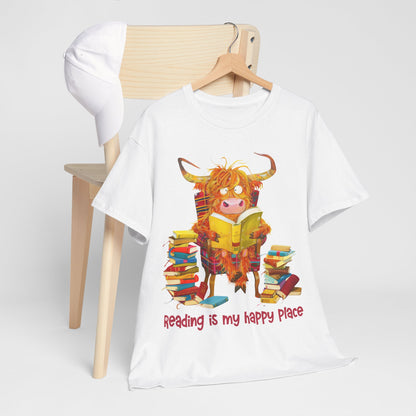 Highland Cow Reader Tee