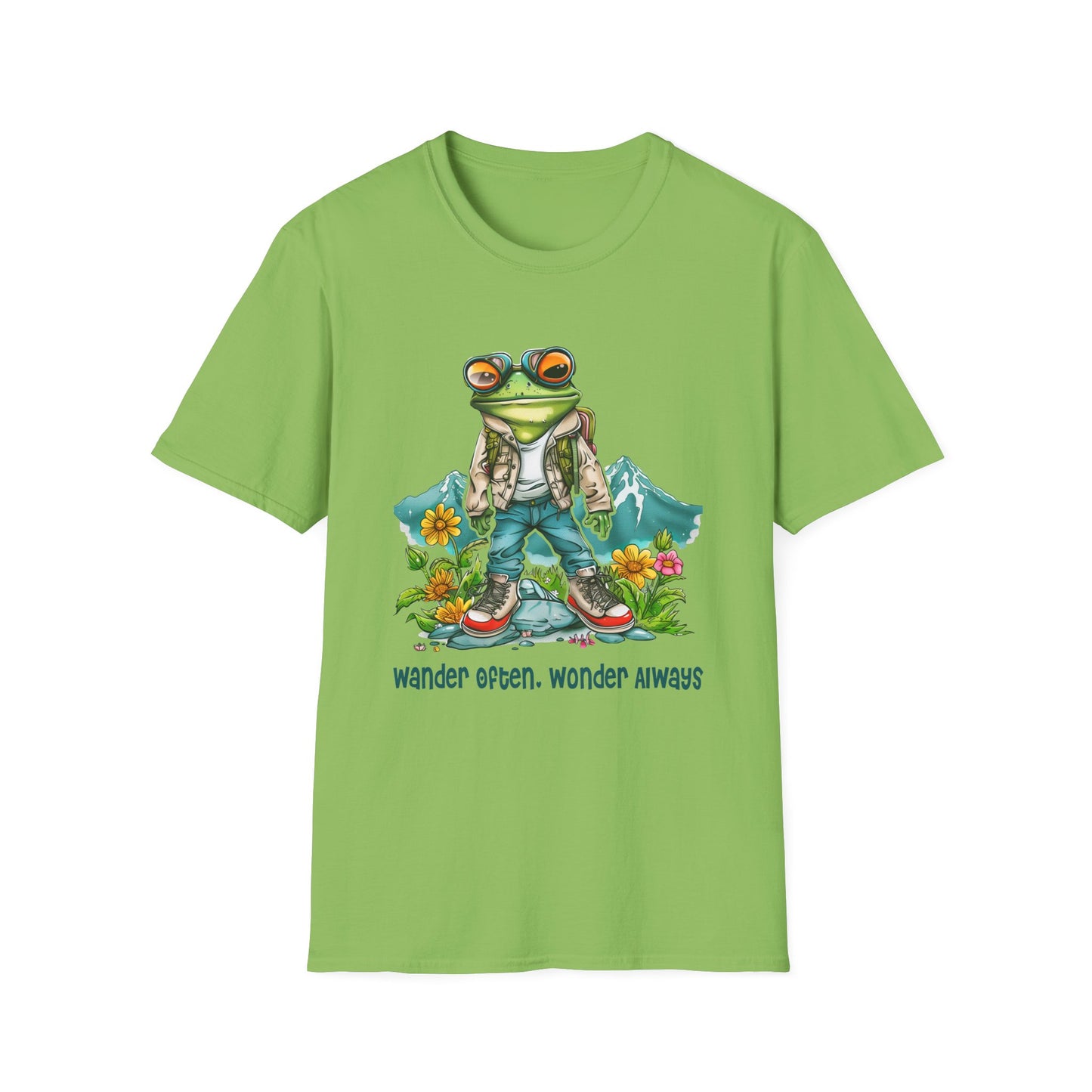 Frog Hiker Softstyle T-Shirt