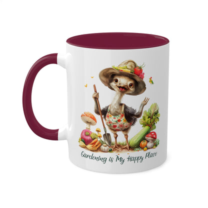 Ostrich Gardener Mug