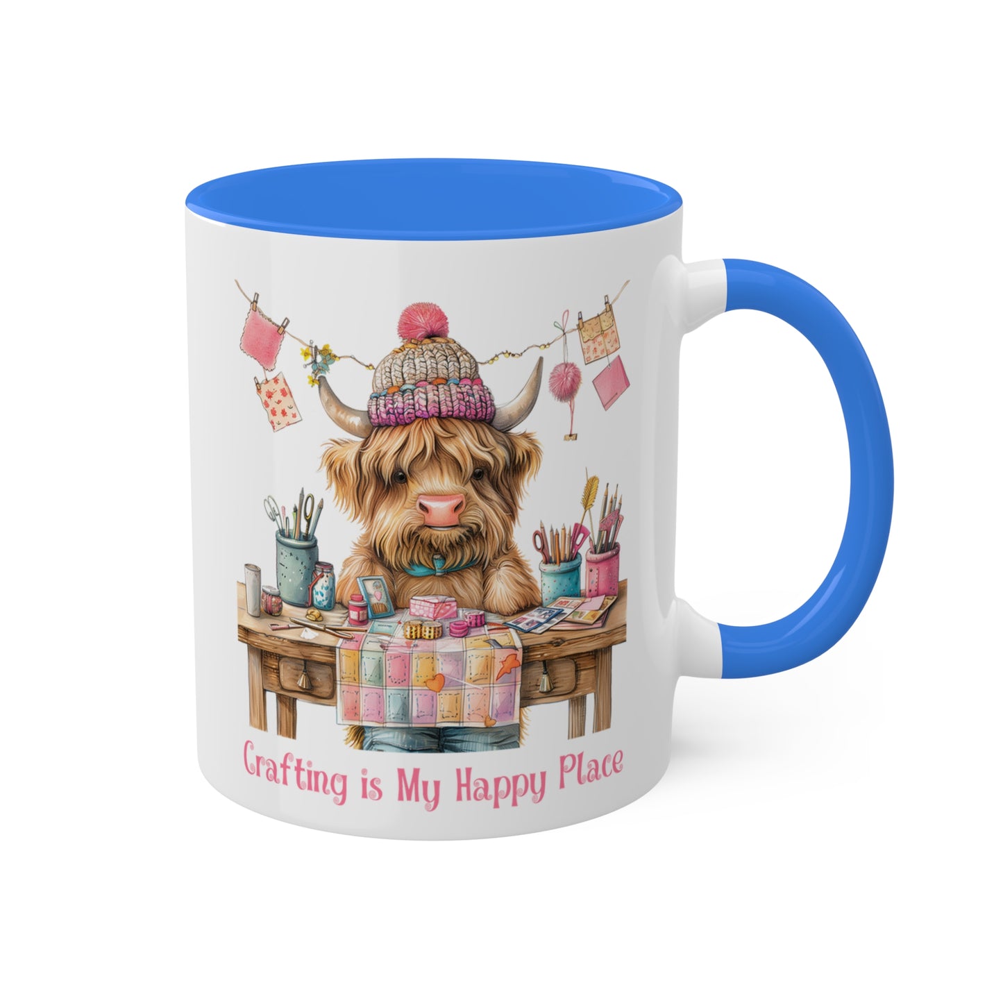 Highland Cow Crafting Mug