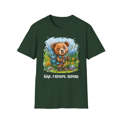 Bear Hiker Softstyle T-Shirt